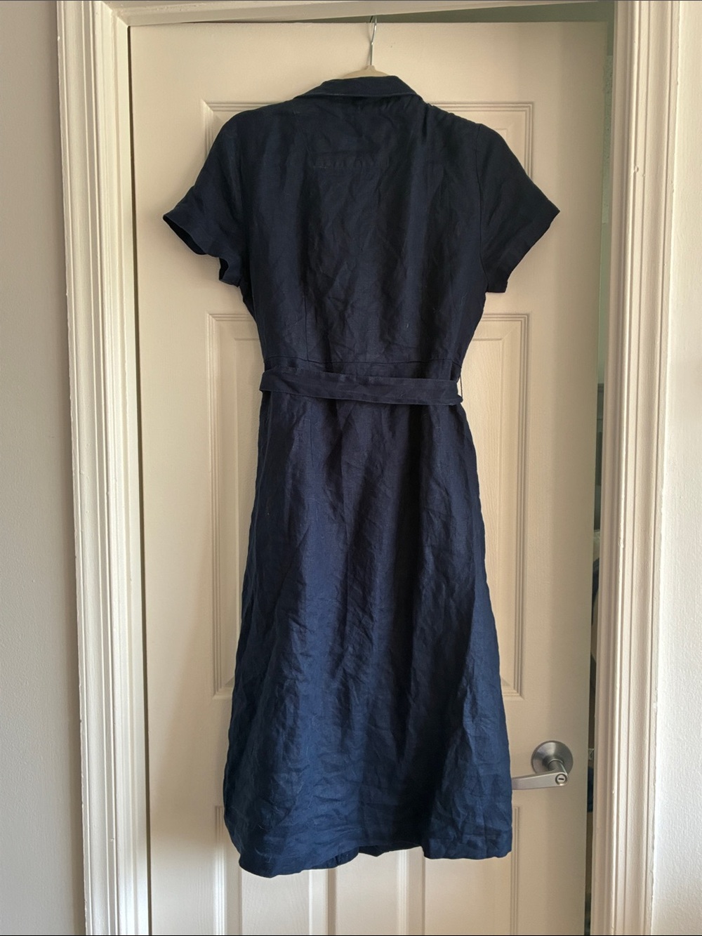 Quince Linen Button Front Dress - Picture 3 of 3